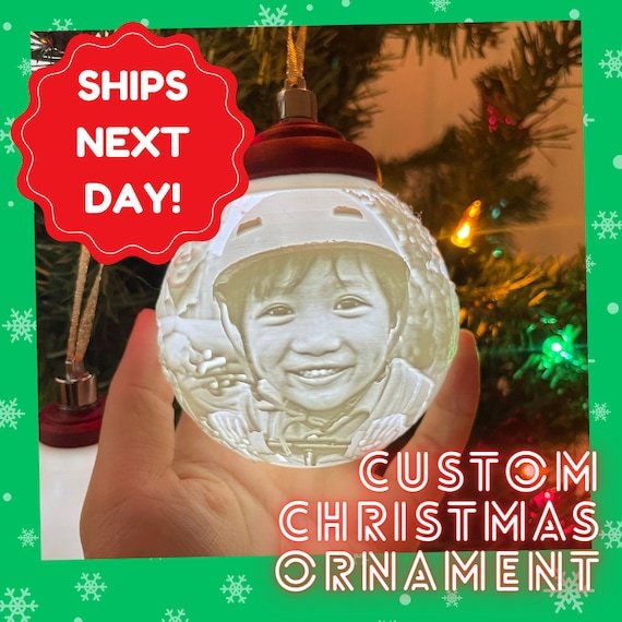 Create a Personalized 3D Christmas Ornament from Your Favorite Photo!