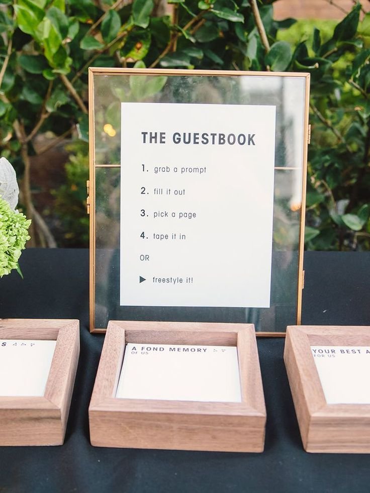 Creative Sign Ideas for Your Photo Guest Book