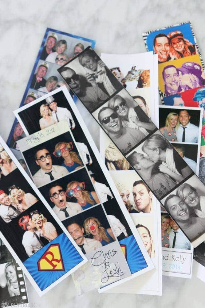 Creative Ways to Display Your Photo Booth Strip Collection in a Photo Album