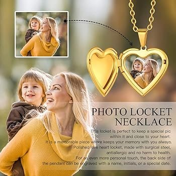 Heart Locket Photo Prints: Keeping Memories Close