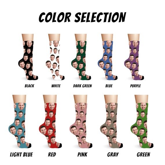 Step Up Your Style Game with Custom Photo Print Socks!
